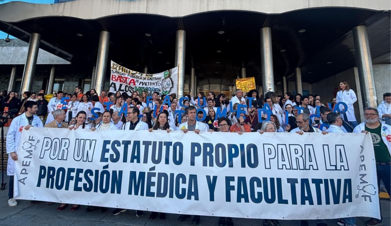 Huelga de m&eacute;dicos