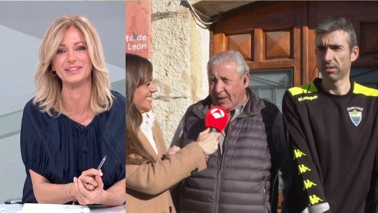 Imagen del alcalde de Vill&aacute;n de Tordesillas y su hijo
