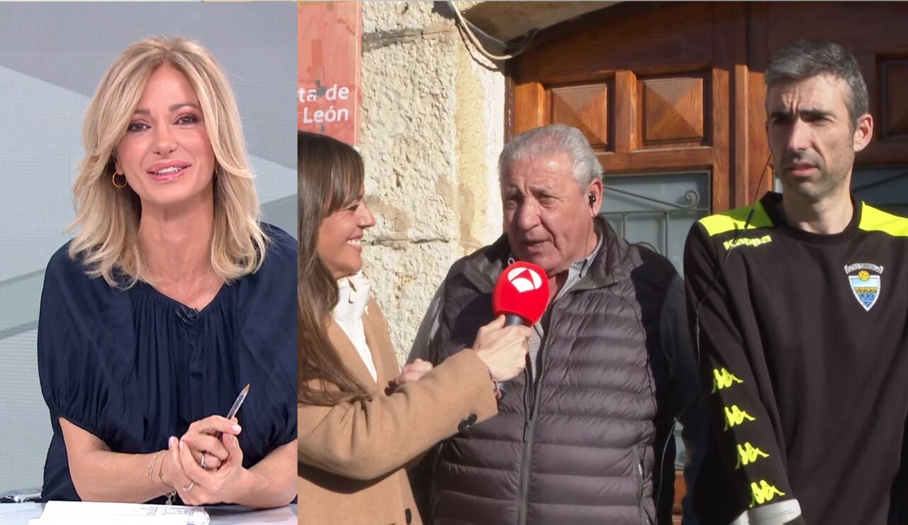 Imagen del alcalde de Vill&aacute;n de Tordesillas y su hijo