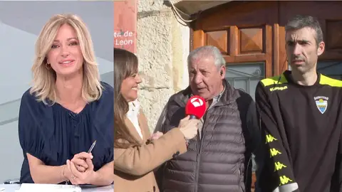 Imagen del alcalde de Villán de Tordesillas y su hijo Imagen del alcalde de Villán de Tordesillas y su hijo