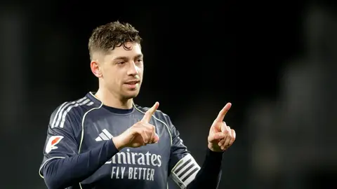 Fede Valverde en el partido de Balaídos Fede Valverde en el partido de Balaídos