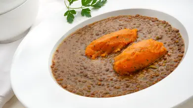 Karlos Arguiñano: combate el cansancio con un buen plato de lentejas con boniato Karlos Arguiñano: combate el cansancio con un buen plato de lentejas con boniato