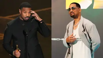 Michael B. Jordan y Will Smith Michael B. Jordan y Will Smith