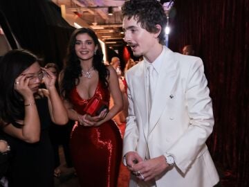 Timoth&eacute;e Chalamet y Kylie Jenner en la gala de Los Oscar 2026