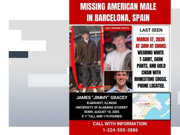  Jimmy Gracey, un joven de Chicago desaparecido en Barcelona