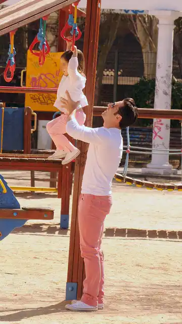 David Bustamante con su hija David Bustamante con su hija