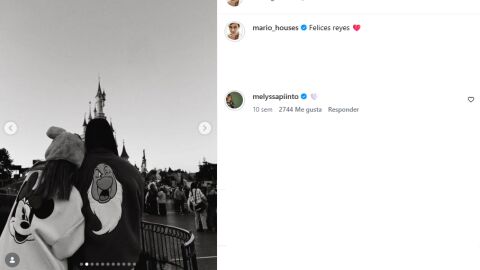 Mario Casas y Melyssa Pinto en Dinsey