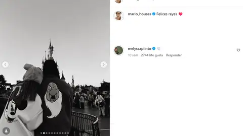 Mario Casas y Melyssa Pinto en Dinsey Mario Casas y Melyssa Pinto en Dinsey