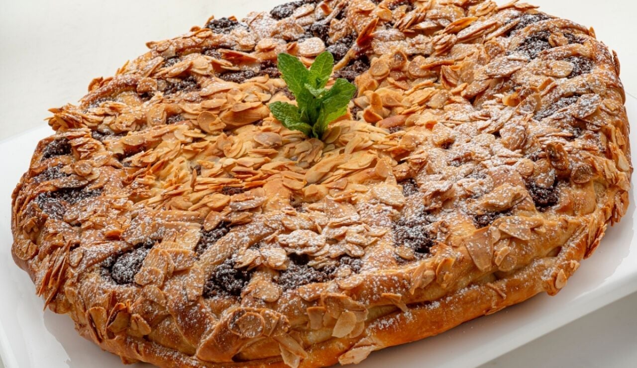Tarta franchip&aacute;n de cacao