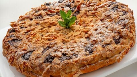 Tarta franchip&aacute;n de cacao