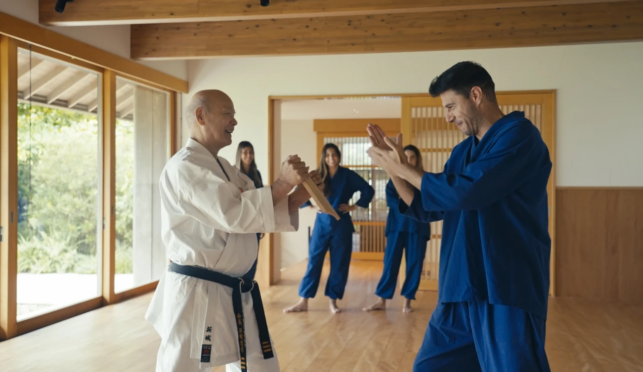 Joaquín se rebela contra su familia en la clase de kárate