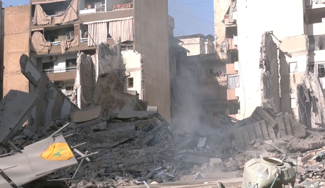 Colapso de un edificio en Beirut