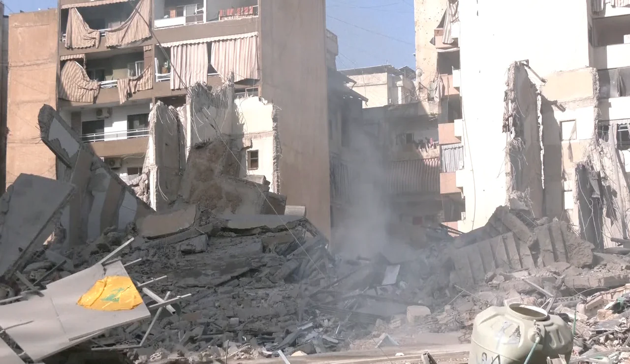 Colapso de un edificio en Beirut