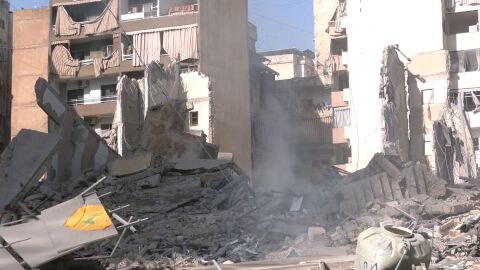 Colapso de un edificio en Beirut