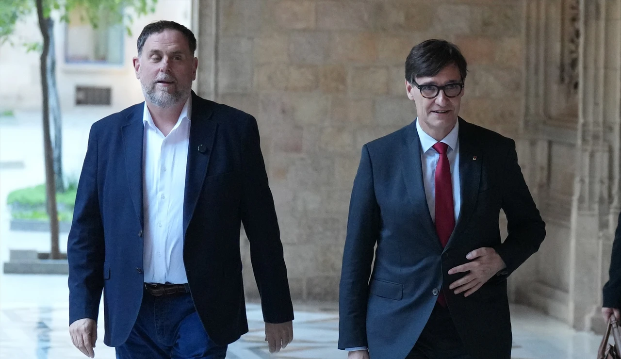 Oriol Junqueras y Salvador Illa