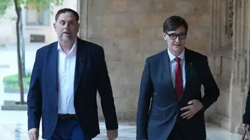 Oriol Junqueras y Salvador Illa Oriol Junqueras y Salvador Illa