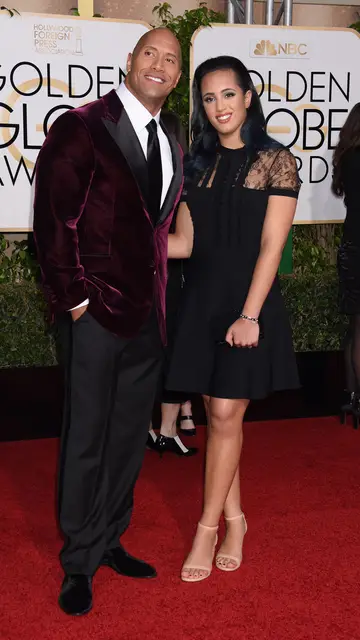 Dwayne Johnson con su hija Dwayne Johnson con su hija