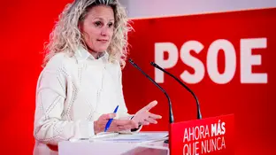Montse Mínguez emite un mensaje de vídeo a los medios sobre el "bloqueo institucional" que provocan PP o Vox La portavoz de la Ejecutiva Federal del PSOE, Montse Mínguez, durante una rueda de prensa en la sede nacional del partido en Ferraz, a 16 de marzo de 2026, en Madrid (España). Montse Mínguez comparece en la sede federal del PSOE en Ferraz para valorar los resultados de las elecciones autonómicas de Castilla y León, en las que el PP vuelve a ganar pero el PSOE mejora respecto a otros comicios recientes y reivindica su apuesta por los servicios públicos y la movilización progresista.16 MARZO ...