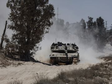 Imagen de archivo de un tanque israel&iacute;