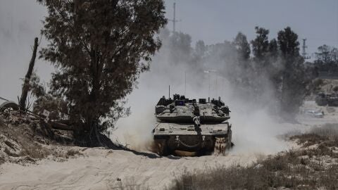 Imagen de archivo de un tanque israel&iacute;