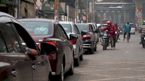 Imagen de las calles de Sri Lanka