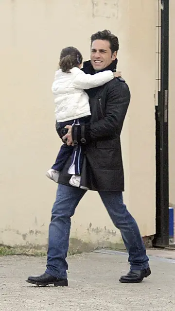 David Bustamante con su hija David Bustamante con su hija