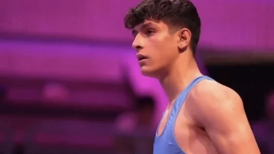 El campeón de lucha libre iraní Saleh Mohammadi El campeón de lucha libre iraní Saleh Mohammadi