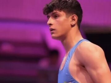 El campe&oacute;n de lucha libre iran&iacute; Saleh Mohammadi