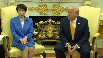 La primera ministra japonesa y Donald Trump