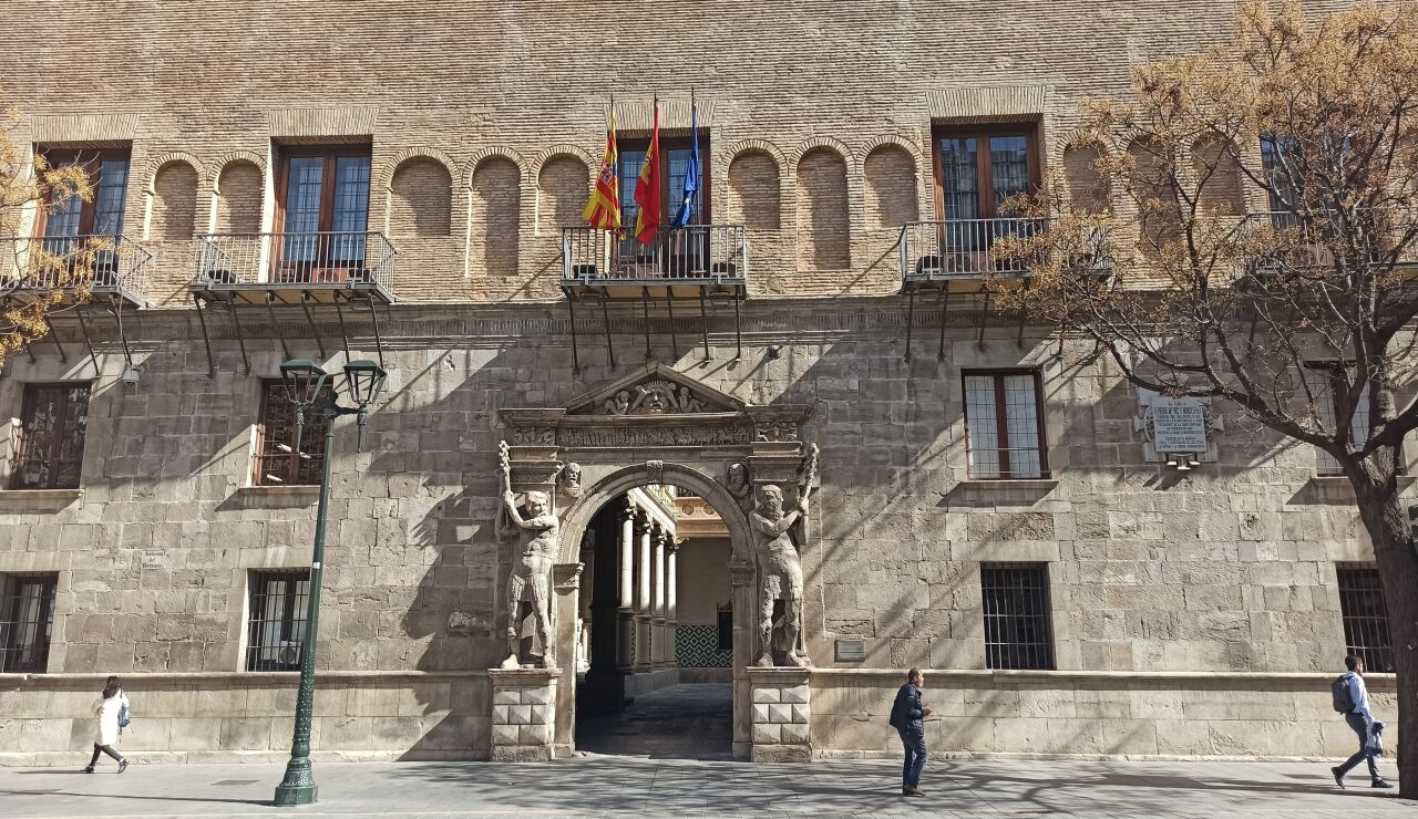 Palacio de los Luna de Zaragoza, sede del Tribunal Superior de Justicia de Arag&oacute;n (TSJA), de la Fiscal&iacute;a Superior y de la Secretar&iacute;a del Gobierno.