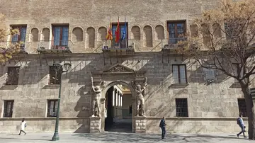Palacio de los Luna de Zaragoza, sede del Tribunal Superior de Justicia de Aragón (TSJA), de la Fiscalía Superior y de la Secretaría del Gobierno. Palacio de los Luna de Zaragoza, sede del Tribunal Superior de Justicia de Aragón (TSJA), de la Fiscalía Superior y de la Secretaría del Gobierno.