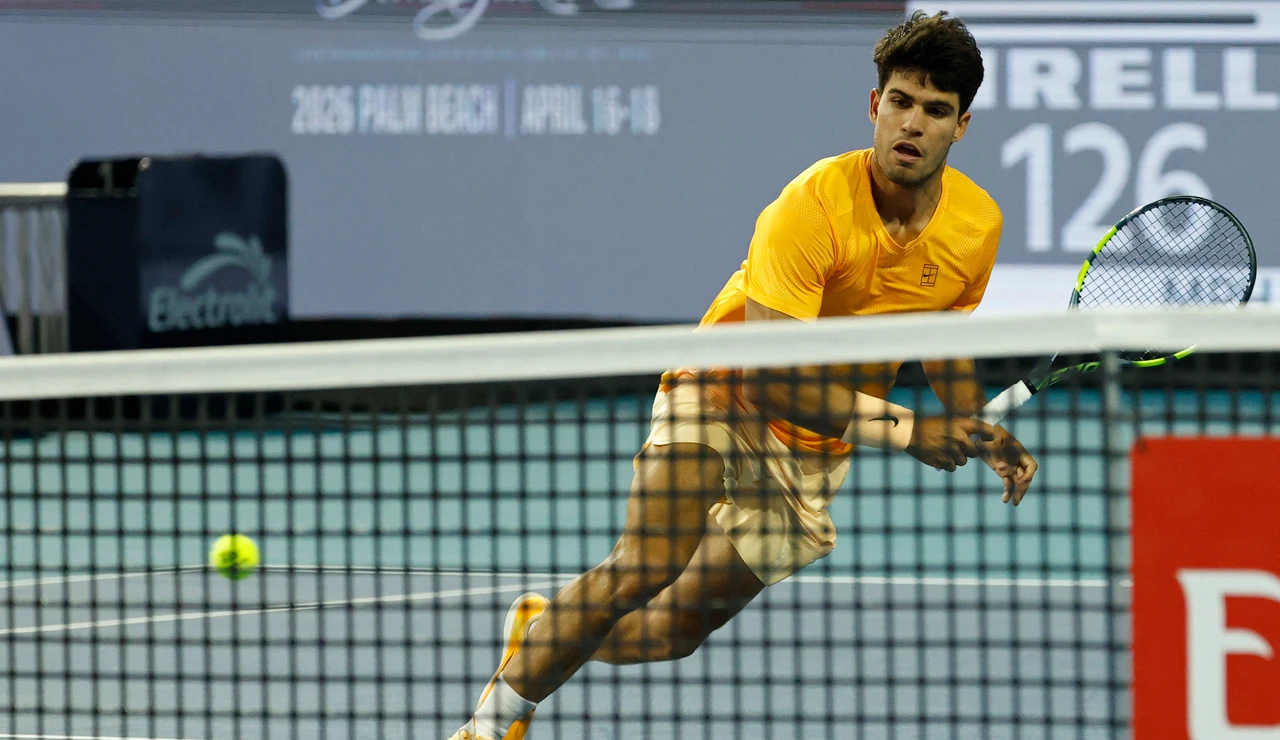 Alcaraz en el Masters de Miami 2026