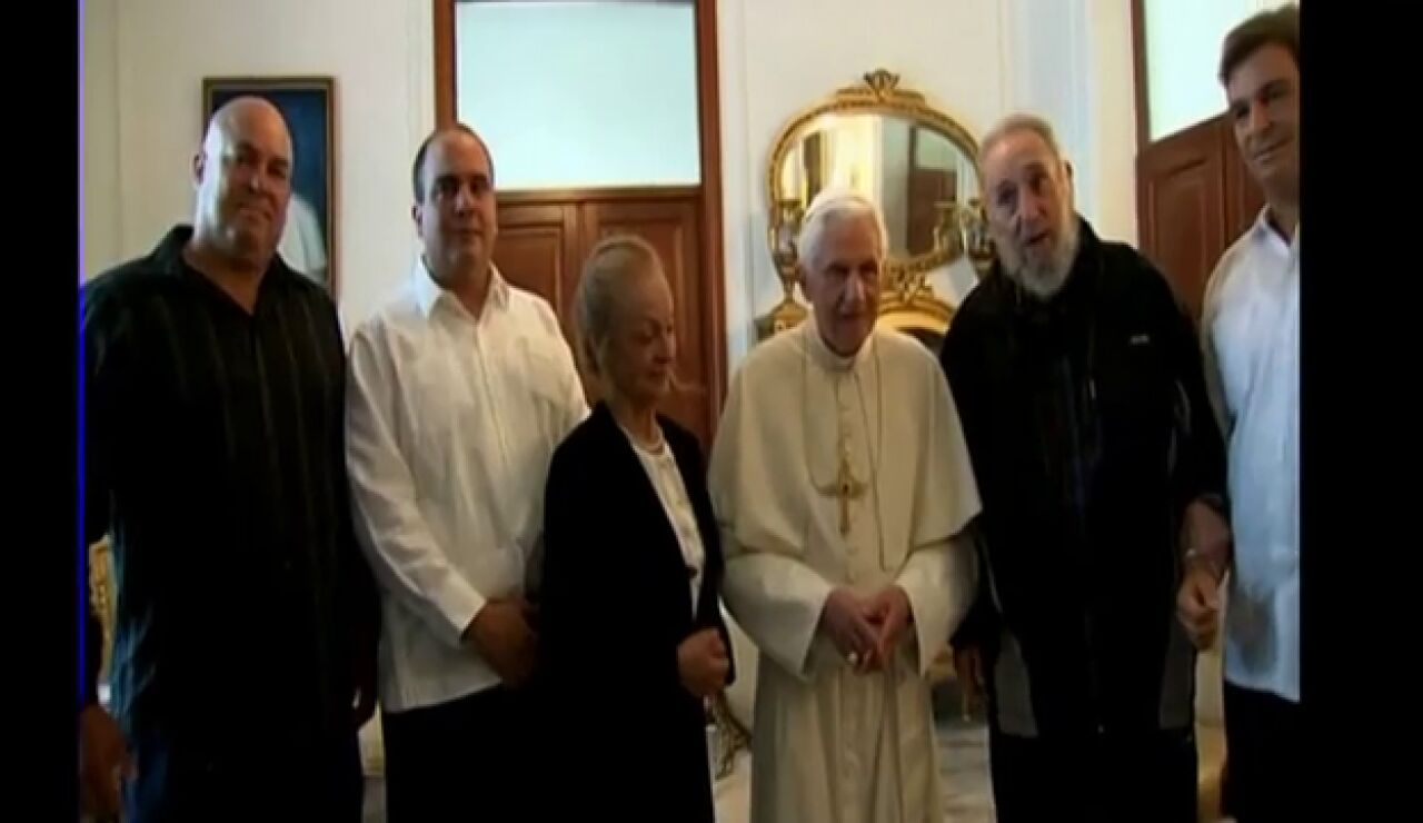 Fidel Castro y Benedicto XVI