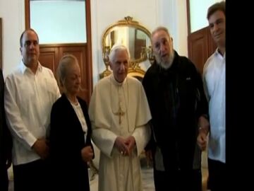 Fidel Castro y Benedicto XVI
