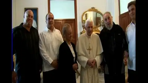 Fidel Castro y Benedicto XVI Fidel Castro y Benedicto XVI