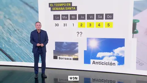 La previsión de Roberto Brasero para Semana Santa La previsión de Roberto Brasero para Semana Santa