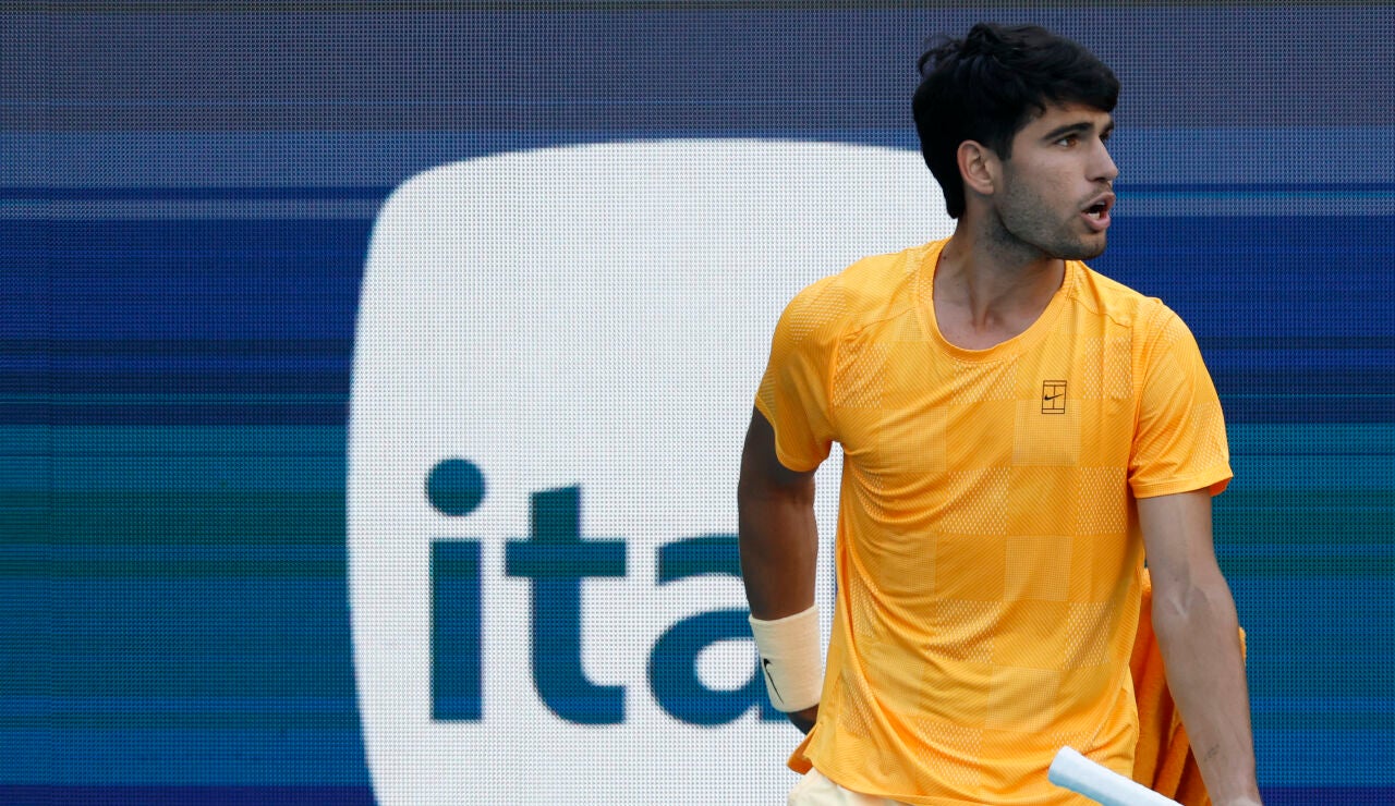 Carlos Alcaraz en el Masters de Miami 2026
