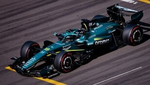 Stroll con su Aston Martin en la clasificaci&oacute;n del GP de China