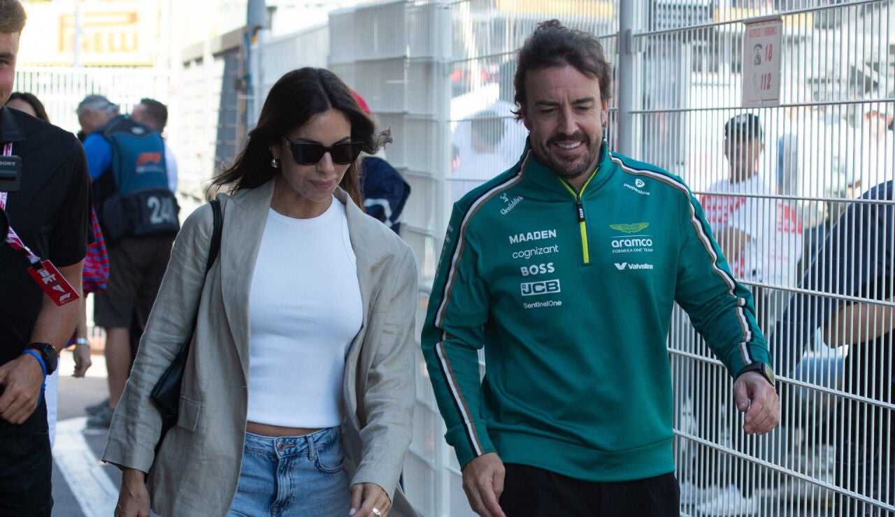 Melissa Jim&eacute;nez y Fernando Alonso