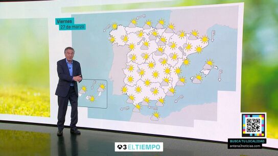 Roberto Brasero avanza el tiempo para Semana Santa: "Sin borrascas... de momento"