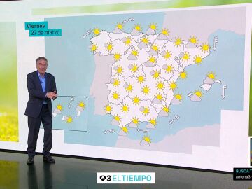 Roberto Brasero avanza el tiempo para Semana Santa: "Sin borrascas... de momento"