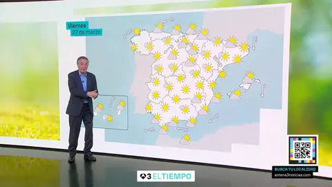 Roberto Brasero avanza el tiempo para Semana Santa: "Sin borrascas... de momento" Roberto Brasero avanza el tiempo para Semana Santa: "Sin borrascas... de momento"