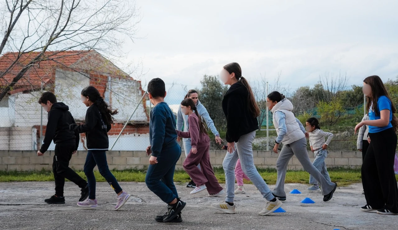 Atletismo en la Cañada Real
