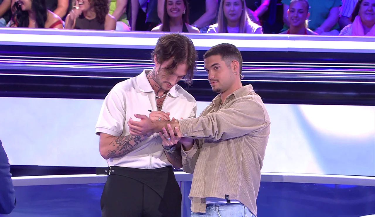 Juan y Marcos, concursantes de Atrapa un millón