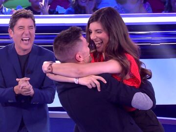 &Aacute;ngel y Mila, concursantes de Atrapa un mill&oacute;n