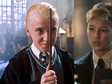 Tom Felton y Lox Pratt como Draco Malfoy en Harry Potter Tom Felton y Lox Pratt como Draco Malfoy en Harry Potter