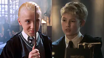 Tom Felton y Lox Pratt como Draco Malfoy en Harry Potter Tom Felton y Lox Pratt como Draco Malfoy en Harry Potter