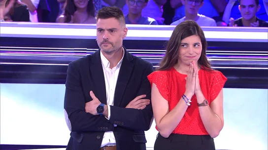 Ángel y Mila, concursantes de Atrapa un millón Ángel y Mila, concursantes de Atrapa un millón