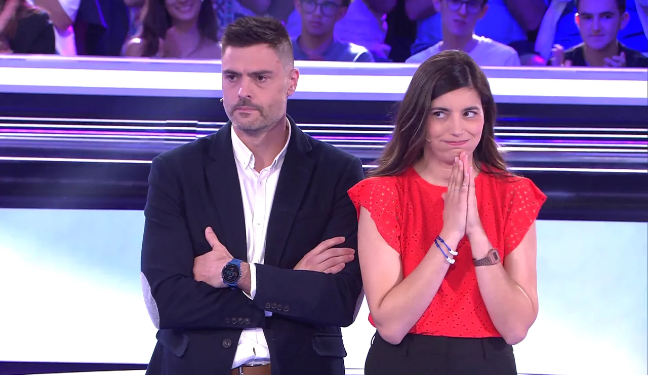 Ángel y Mila, concursantes de Atrapa un millón