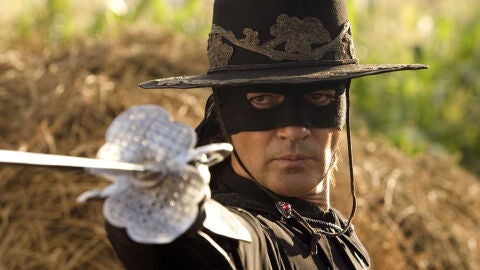 Antonio Banderas en La máscara del Zorro